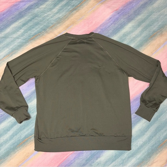 feat Blanket Blend dark Green  Crewneck Sweater size M - Picture 4 of 5